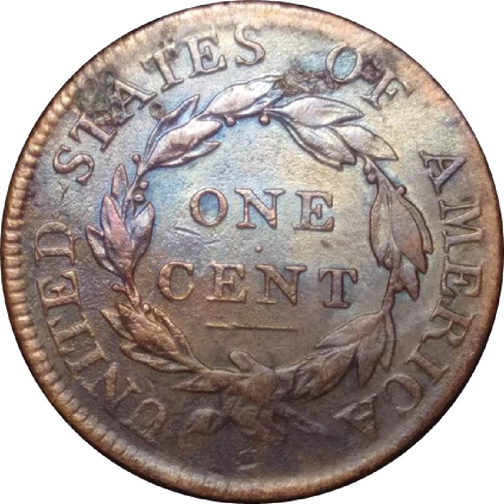 1813-Toned-Classic-Head-Large-Cent---Sheldon-293---R2